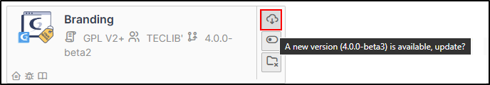 Update a plugin in marketplace